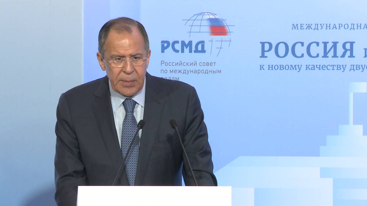 Sergey Lavrov Welcome Speech
