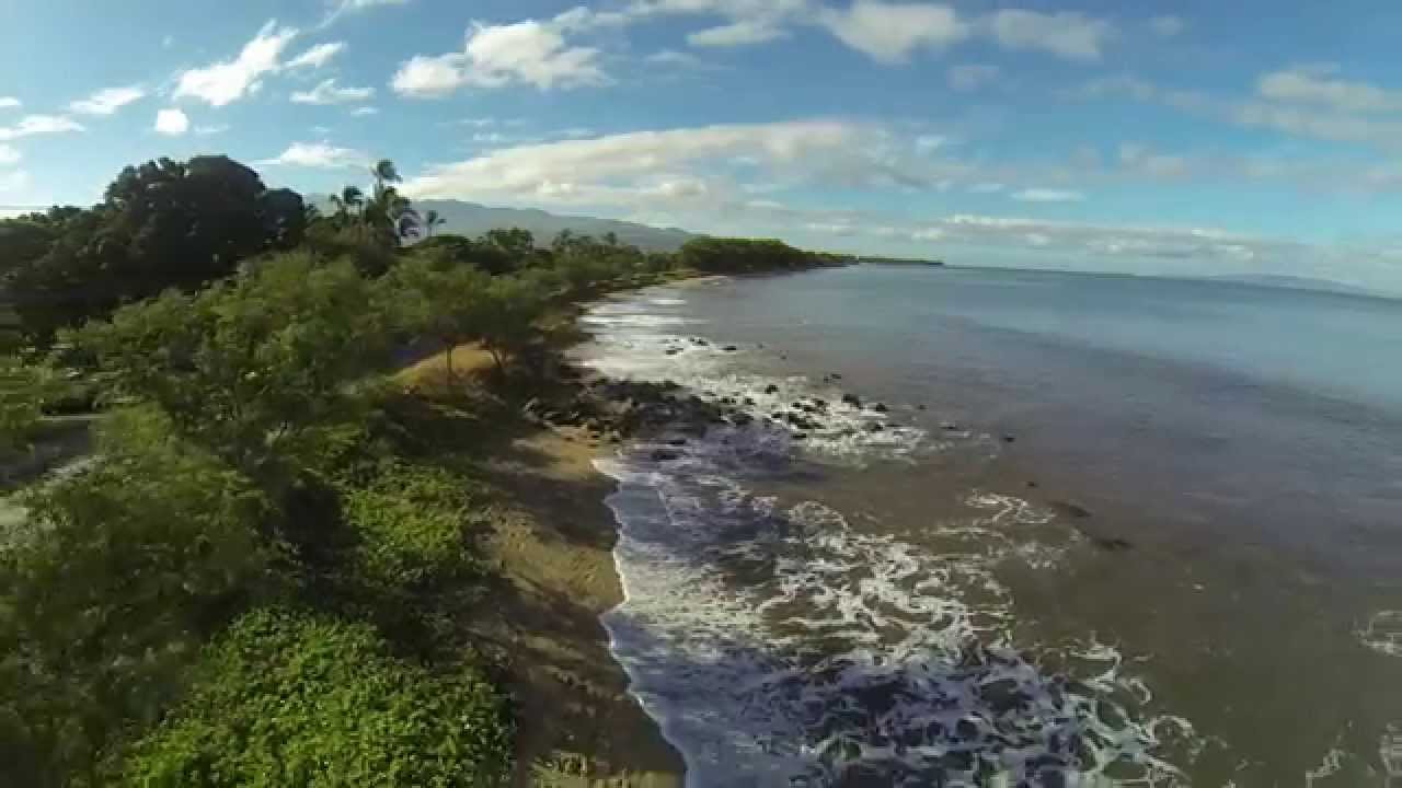 A View Of Maui Hawaii From A Drone