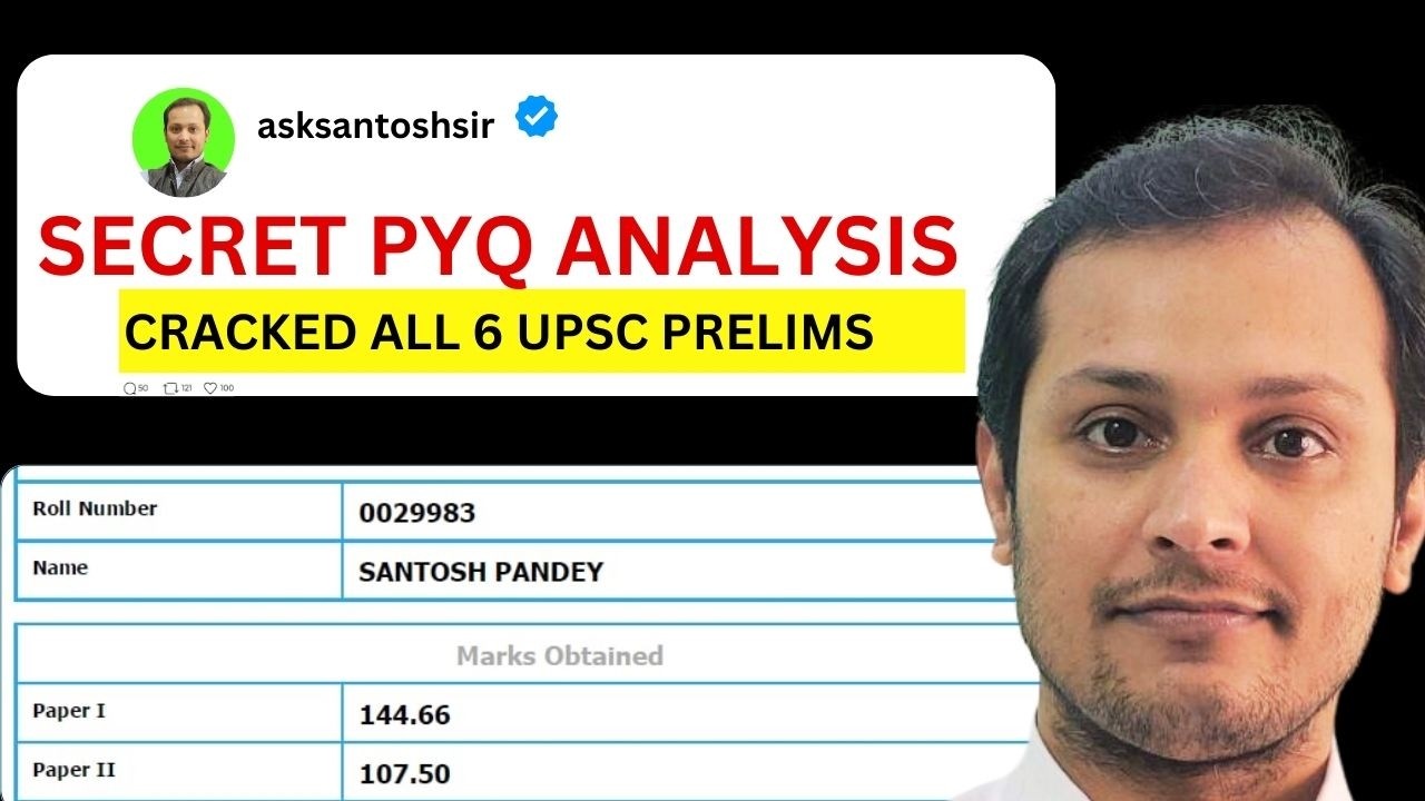 How I Cracked 6 UPSC Prelims Using ONLY PYQ Analysis (My Exact Method)