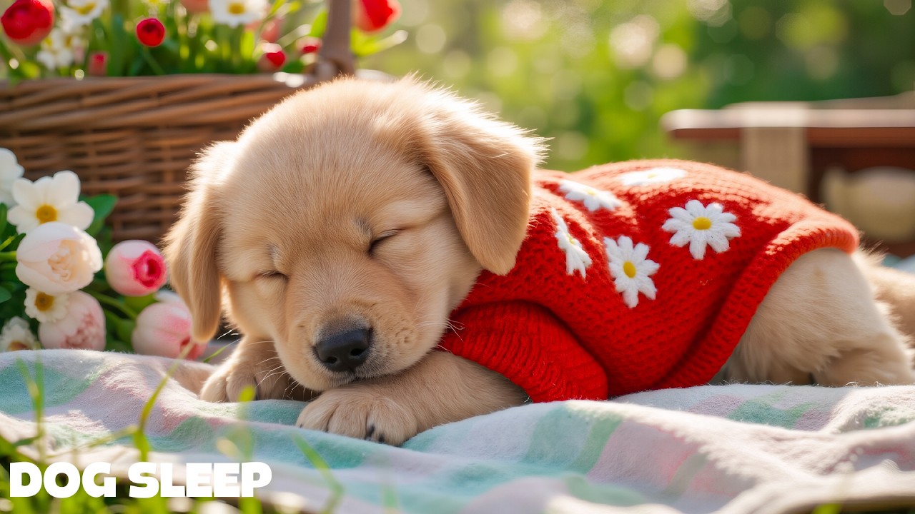 12 HOURS of Calming Music for Dogs 🐶🌸Anti-Separation Anxiety Relief | Deep Sleep & Relaxation💖No Ads