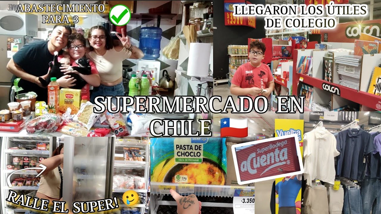 $50 Lukas en SUPERMERCADO BODEGA ACUENTA,Chile 🇨🇱 | Buscando buenos PRECIOS ,como nos fue ?