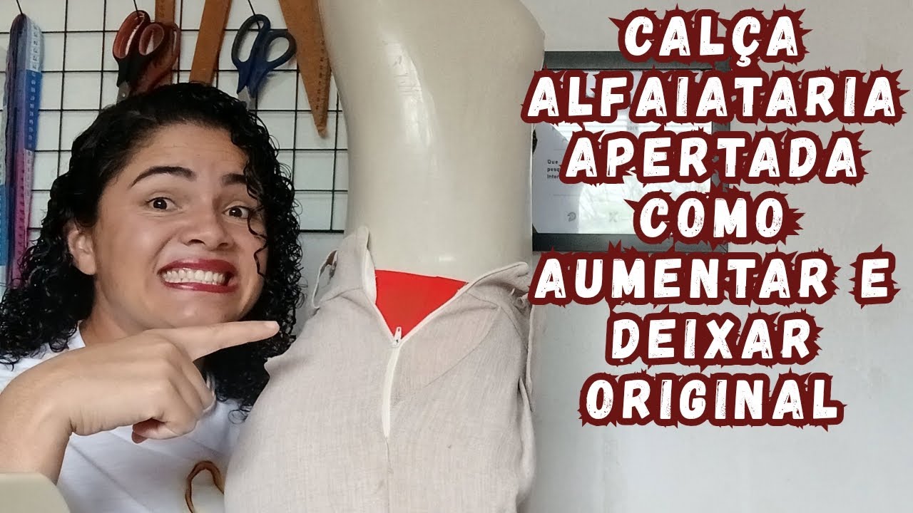 Como aumentar calça alfaiataria!