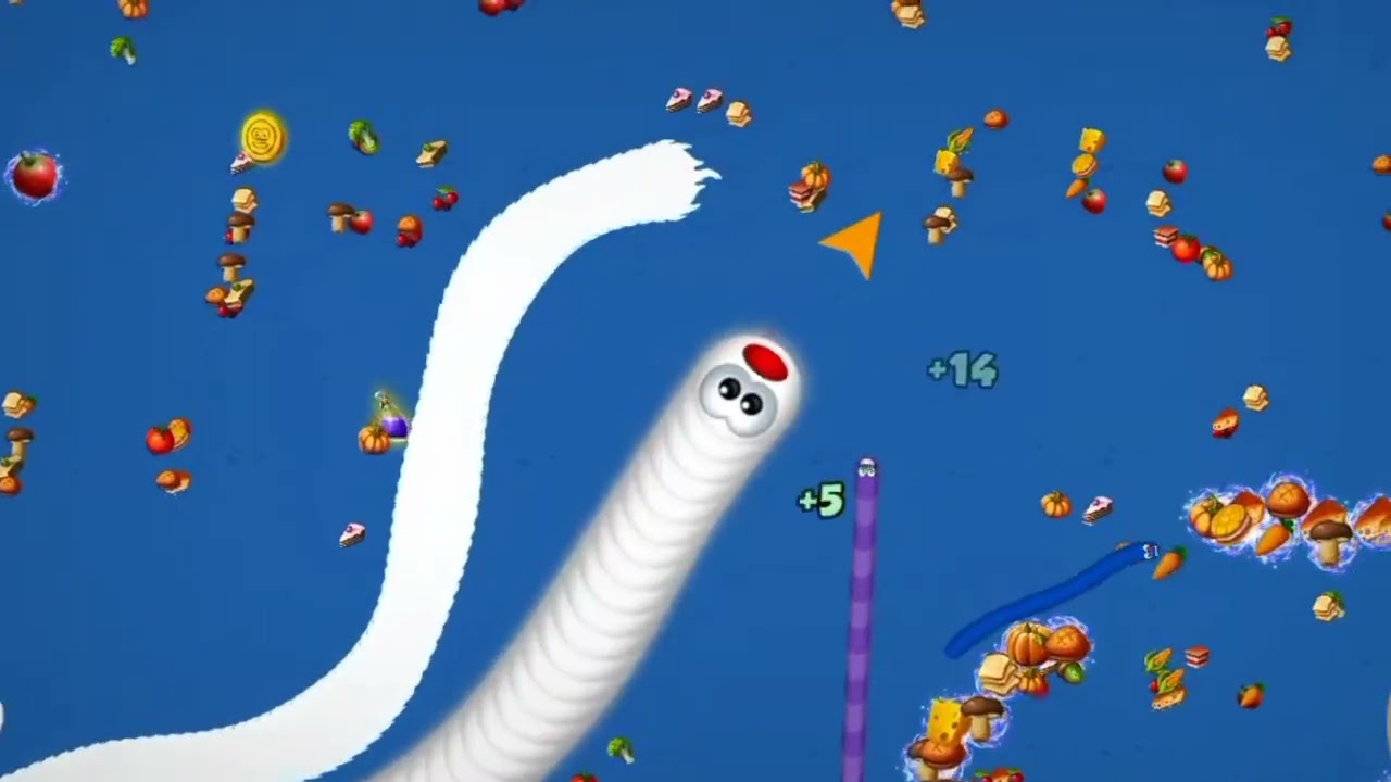 Worm Zone Game 🐍🔥 | 1 Minute Mein Giant Worm 😱 | Hindi Gameplay #gaming #viralvideo #wormzoneio ...!