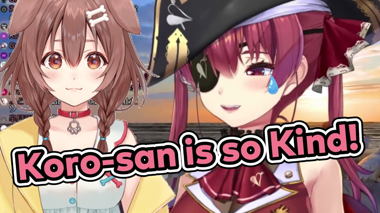[Eng Sub] Korone comforted crying Marine until morning (Houshou Marine/Inugami Korone)[Hololive]