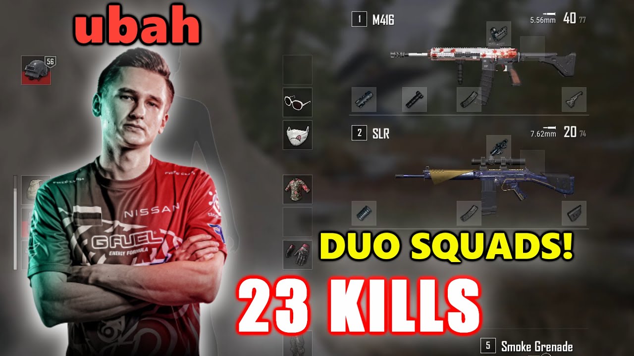 FaZe ubah & NaVi Mellman - 23 KILLS - M416 + SLR - DUO SQUADS! - PUBG