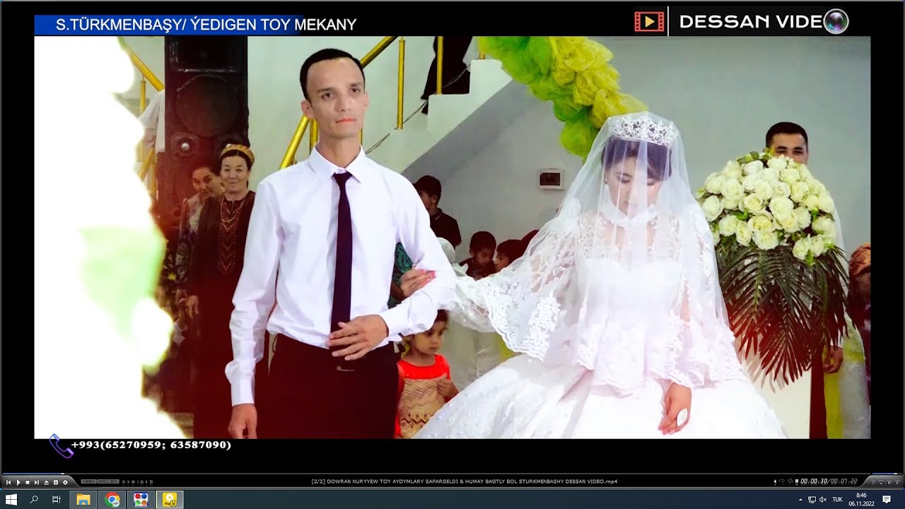 DOWRAN NURYYEW-TOY AYDYMLARY /SAPARGELDI & HUMAY/ S.TURKMENBASHY/ DESSAN VIDEO/