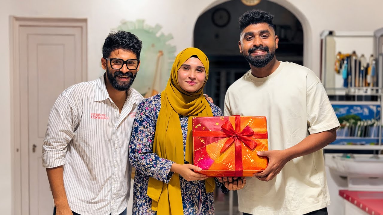 എന്നും ബാസിലിനെ Free ആക്കി വിടുന്നതിന് Nashwa ക്ക് ഒരു സ്നേഹസമ്മാനം! 😍 കൂടെ House Tour ഉം! 😂❤️📈