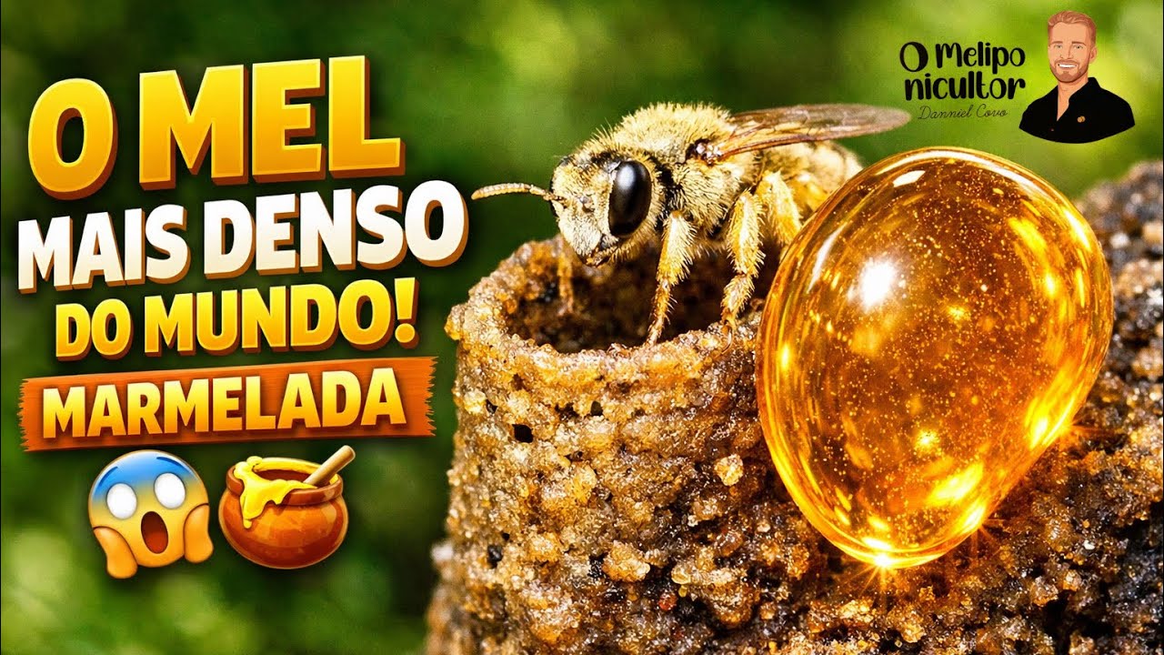 Multiplicacao de abelha marmelada amarela, um dos meles mais densos do mundo! ⚠️‼️