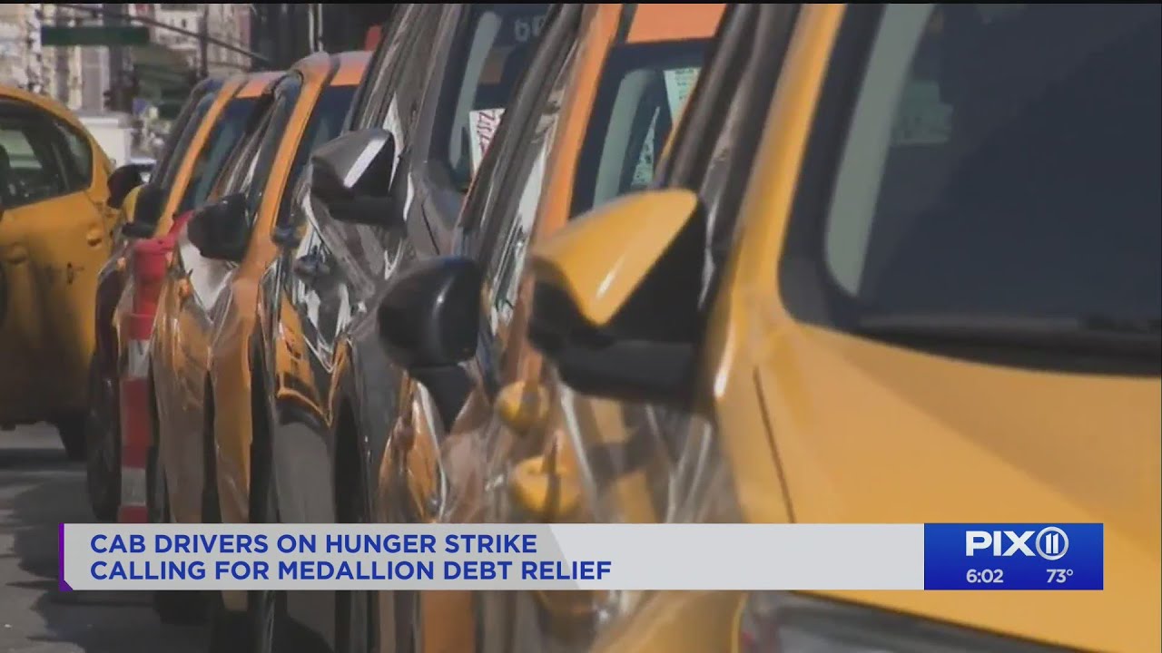 Cab drivers on hunger strike