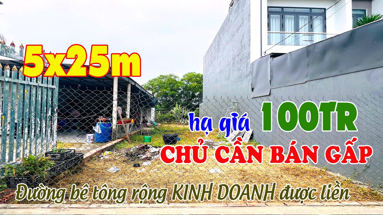 Hạ giá thêm 100tr chủ cần trước tết, 125m đường bê tông to rộng KINH DOANH được liền #datgiare