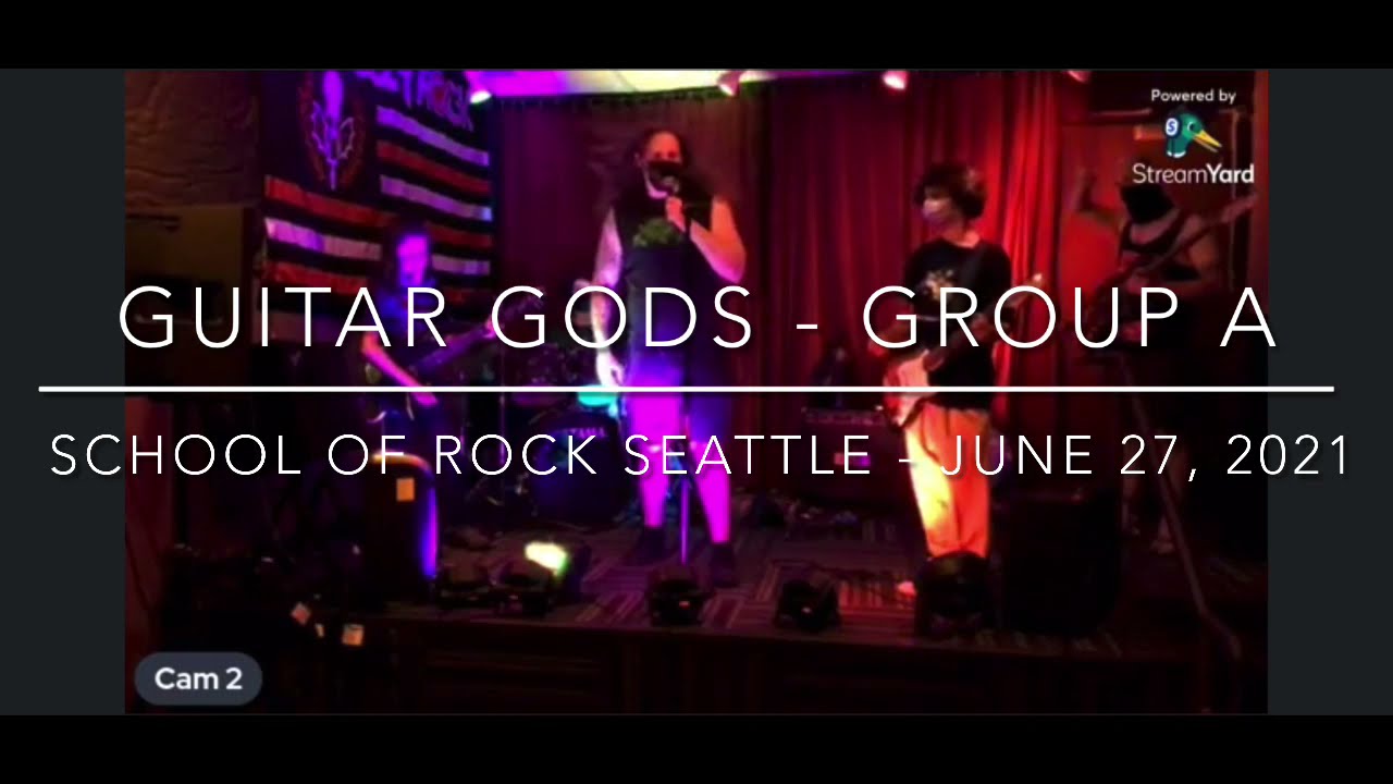 Alex Doner - School of Rock Seattle - Guitar Gods - 6/27/2021
