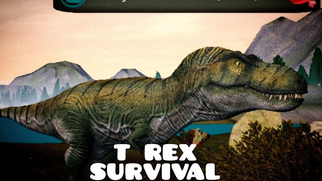 T REX SURVIVE [the cursed dinosaur isle]@SHADOWBEEK-1221 subscribe 