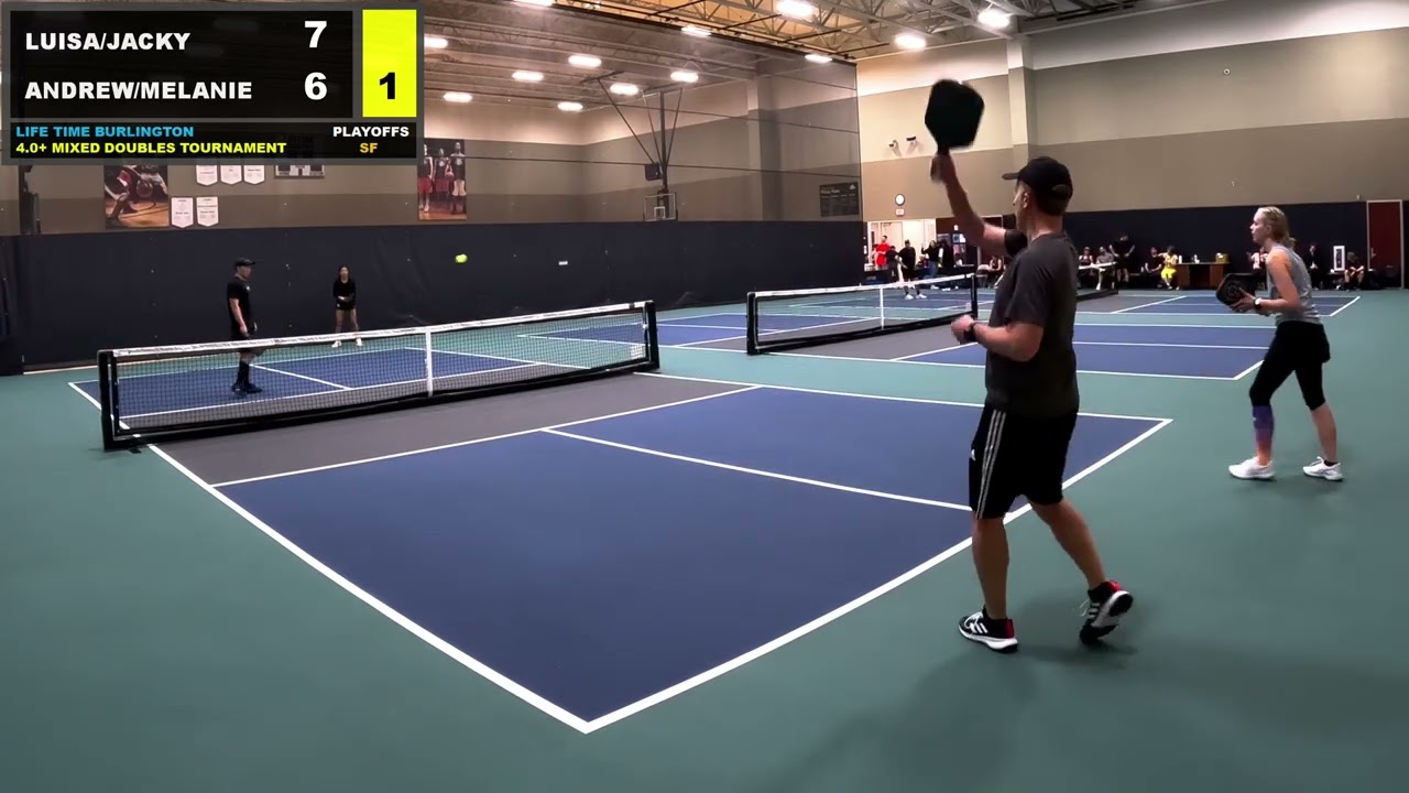 🏆SF 4.0+ Mixed Doubles | LIFE TIME Burlington Tournament | Luisa/Jacky vs Andrew/Melanie - 2/12/24