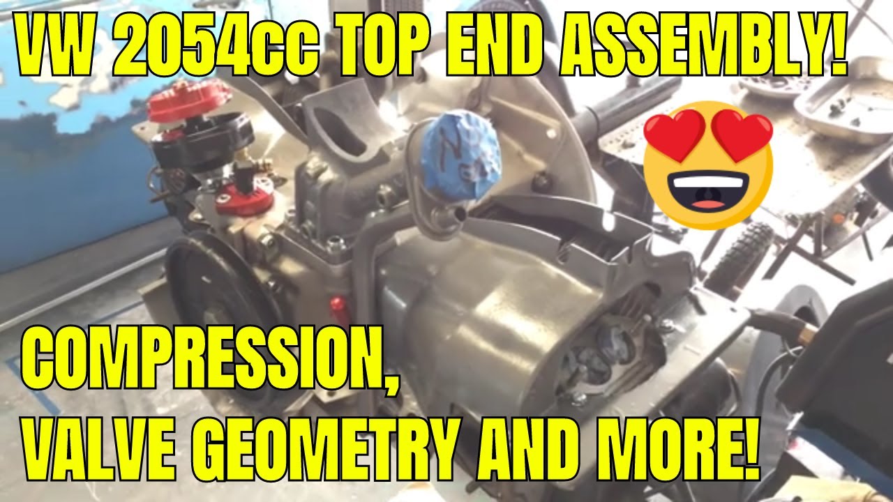 VW Bug - 74mm - 2054cc Stroker Engine -  Top End Assembly. Part 2