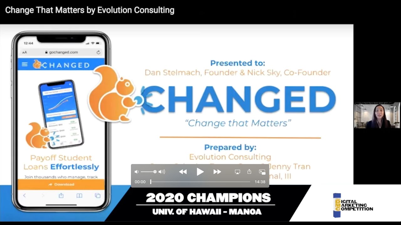 Digital Marketing Competition – Univ. of Hawaii at Manoa 2020 Champions