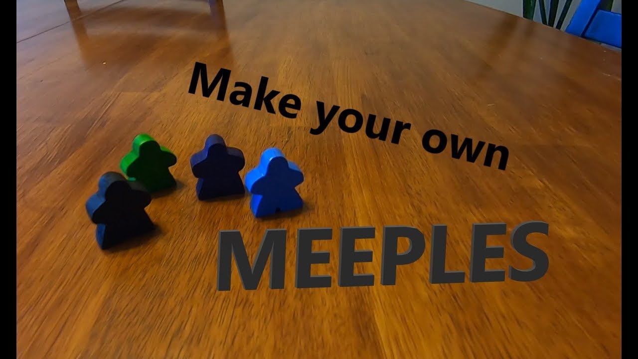 MAKING MEEPLES FROM BALSAM POPLAR