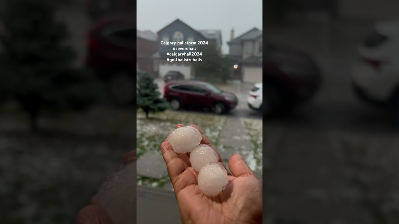 Calgary hailstorm August 5, 2024