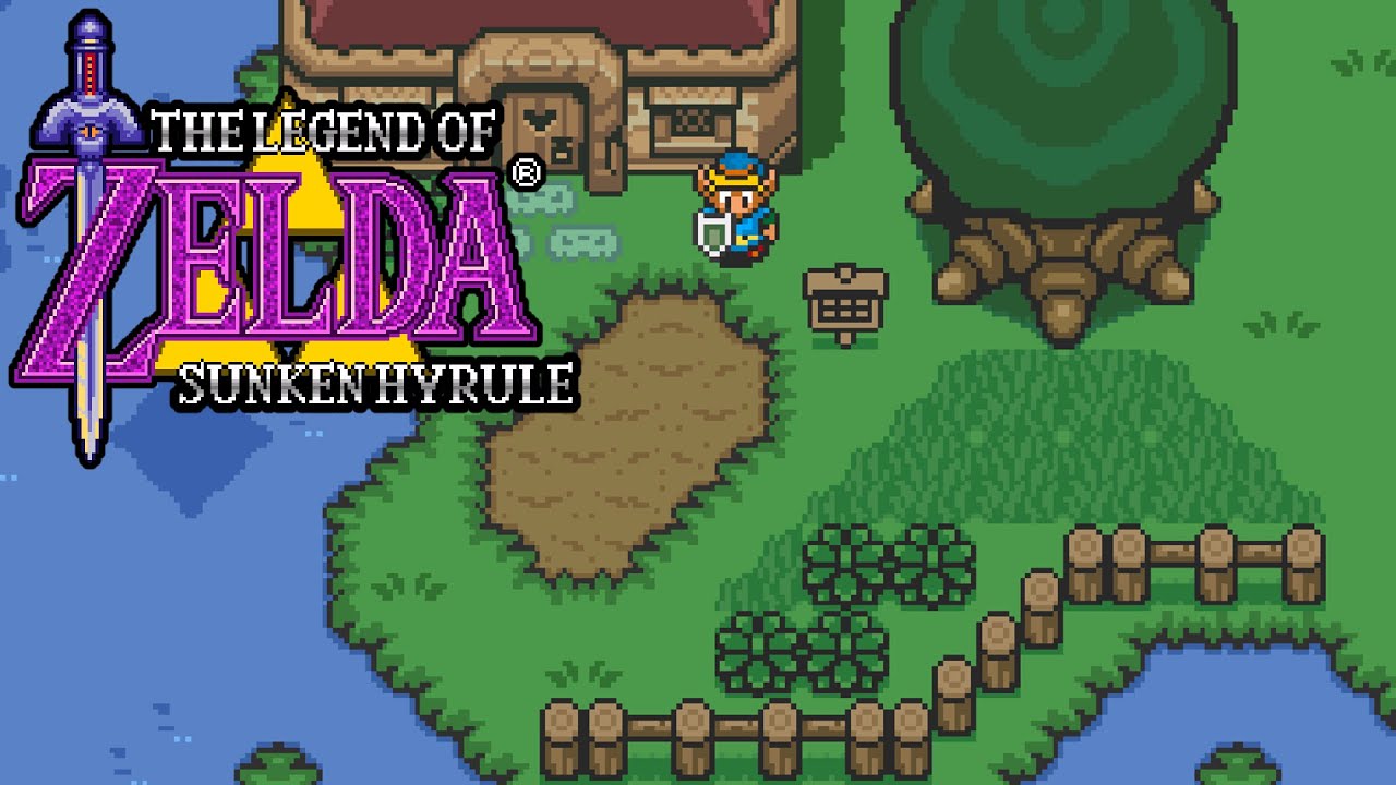 The Legend of Zelda: Sunken Hyrule (Letterbomb's ALttP Hack) - Flooded Kakariko