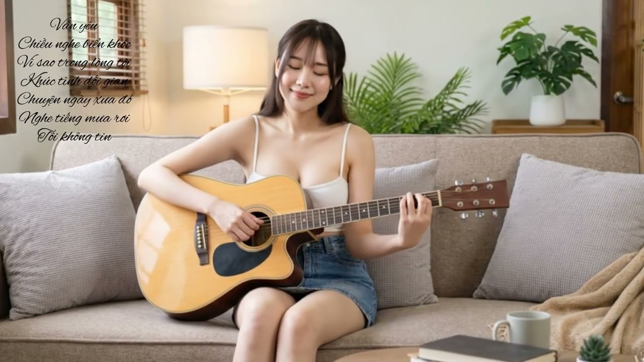 Nhạc Trẻ Chữ Tình /mộc – Acoustic / guitar#cover #lyrics #music #nkv-music