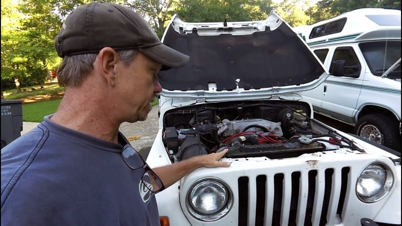 Jeep Wrangler TJ V8 переделка Ford 302 EFI