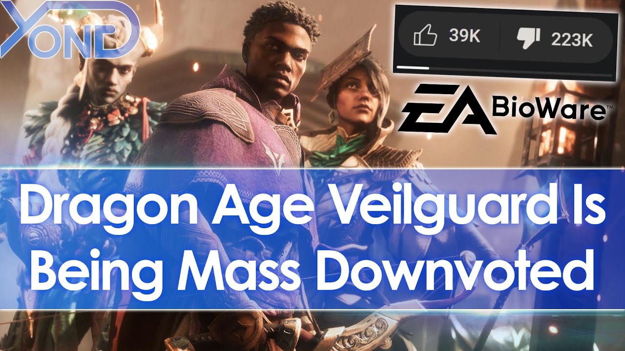 EA & Bioware's new Dragon Age The Veilguard trailer is being mass downvoted...