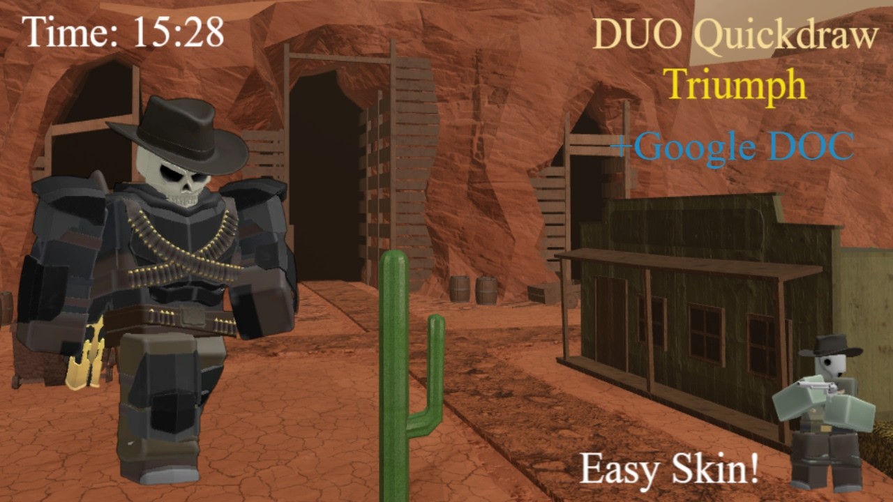 DUO Badlands 2 Quickdraw Triumph With Rebalance Towers | Tower Defense Simulator