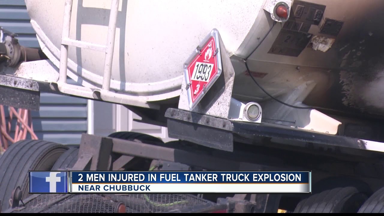 2 Men Injured in Fuel Tanker Truck Explosion