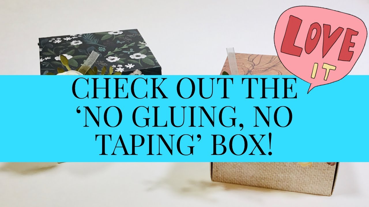 make gift boxes 🌟NO TAPE NO GLUE NEEDED🌟make easy diy gift boxes