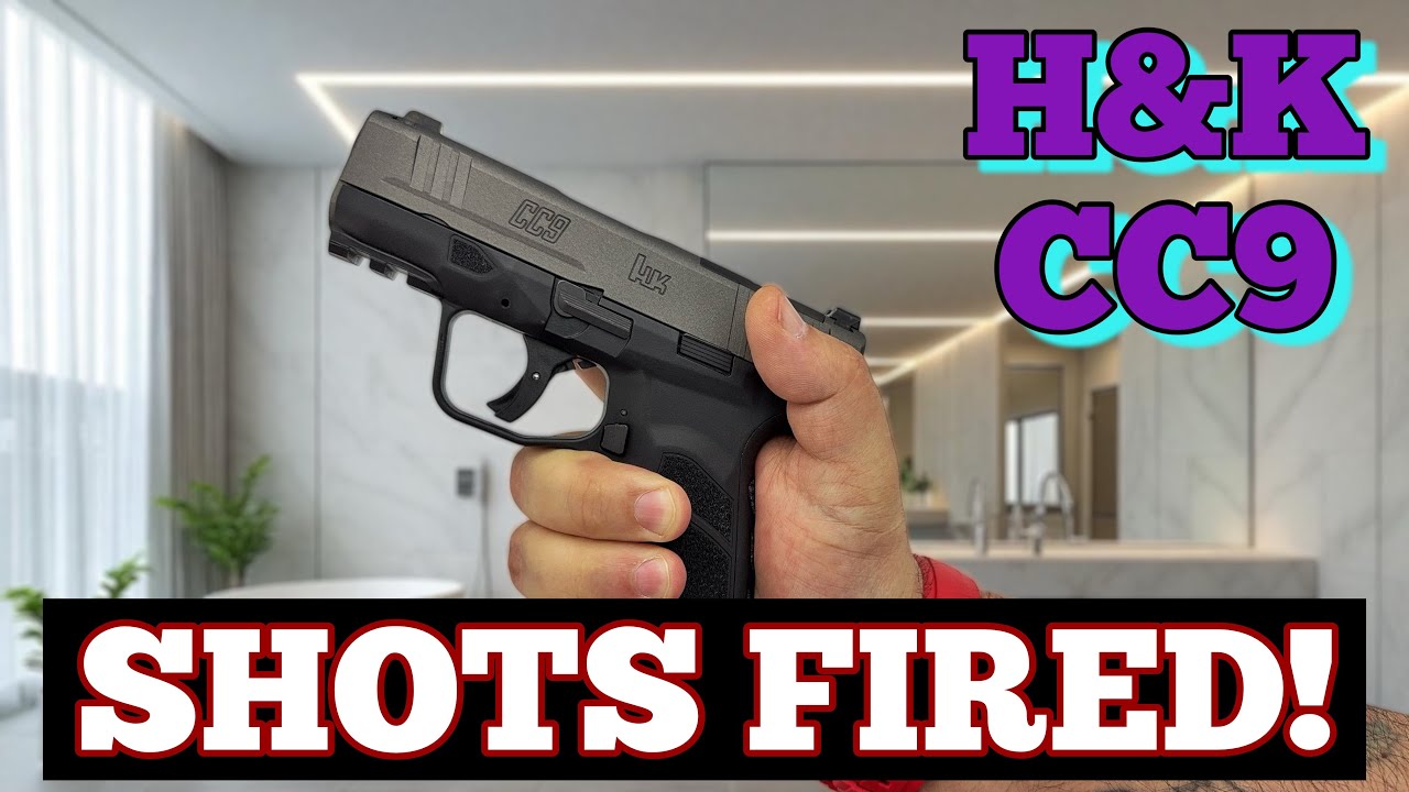 Shots Fired! HK CC9 on the range. How does it feel? How does it shoot??