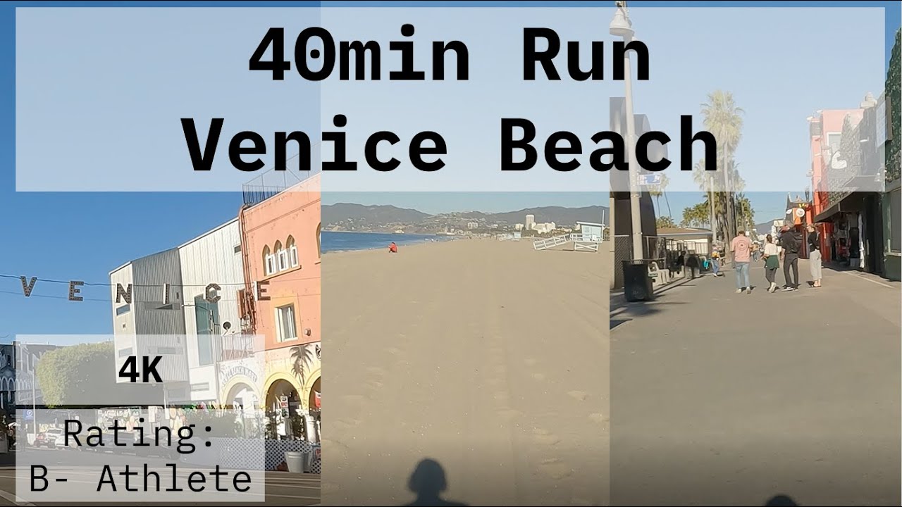 Good Morning at Venice Beach | Virtual Running in Santa Monica, Los Angeles