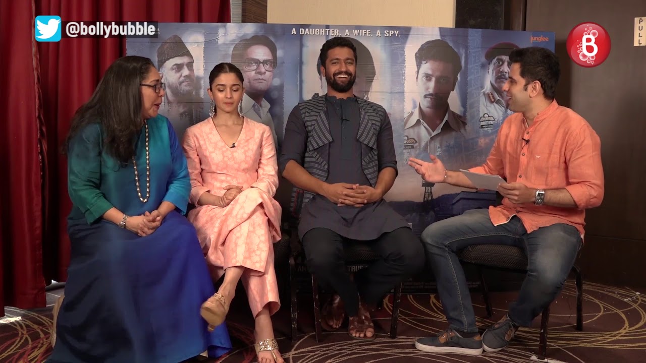 Alia Bhatt, Vicky Kaushal, Meghna Gulzar speak about Raazi Movie | Ranbir Kapoor | Alia Bhatt