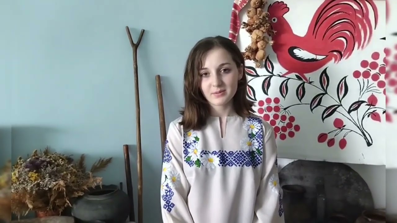 В. Терлига читає вірш П.Гірника 