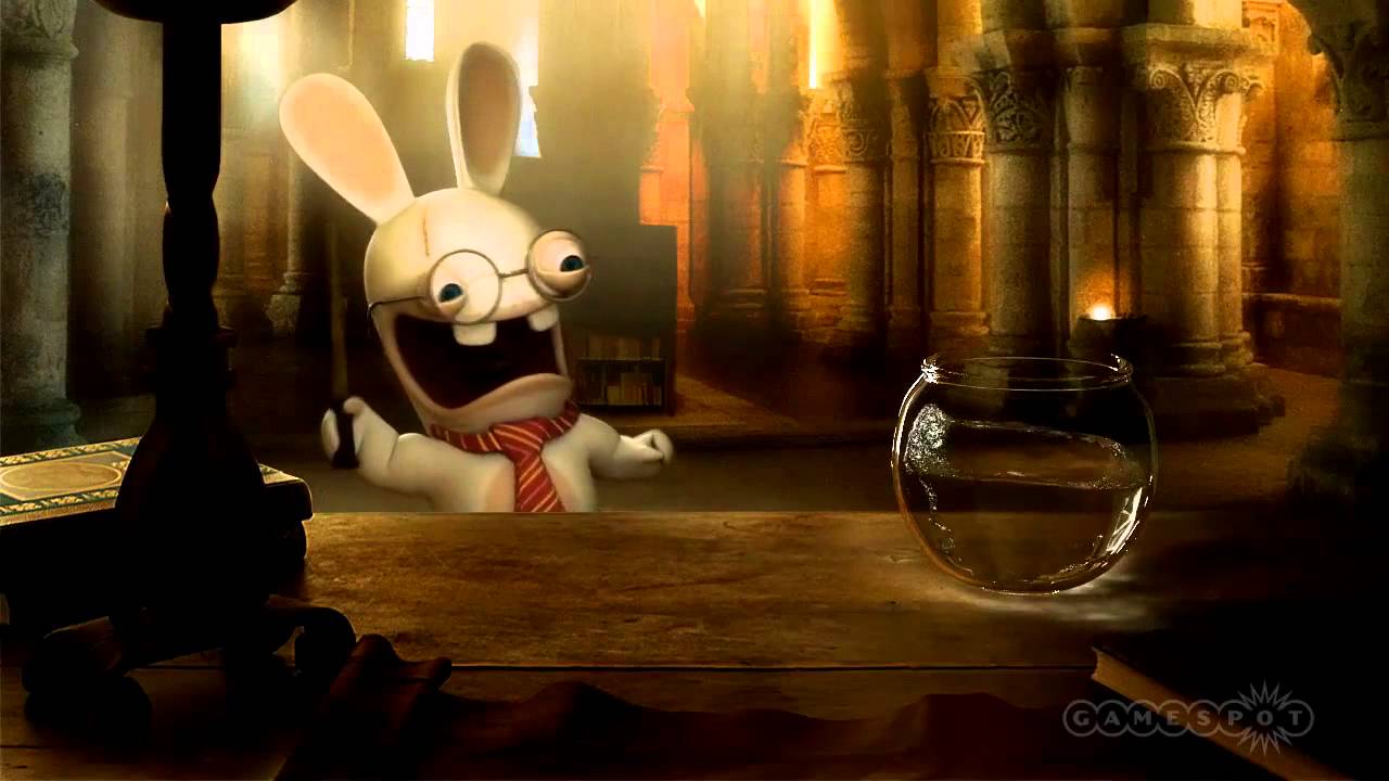 Raving Rabbids Alive & Kicking Harry Potter Trailer (Xbox 360)