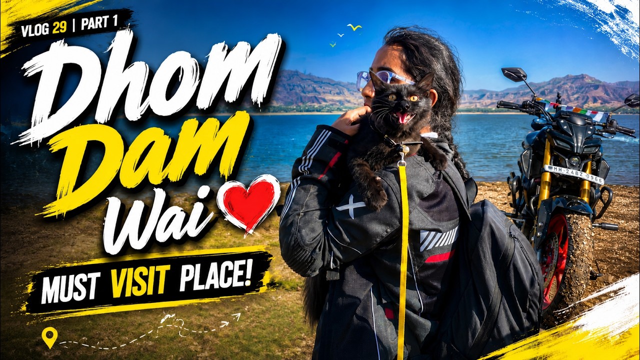 Dhom Dam Wai | Must Visit Place Near Satara 🏞️🌊 | Nature & Road Trip Adventure | Vlog 29 | Part 01