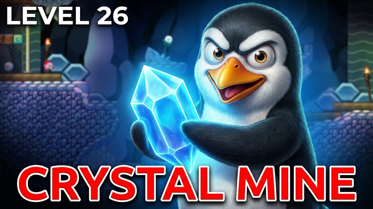 SuperTux 2 – Story Mode. Level 26/Crystal Mine