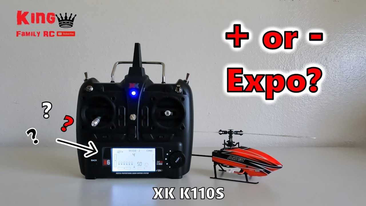 Is Positive or Negative Expo Better on XK K110S?
