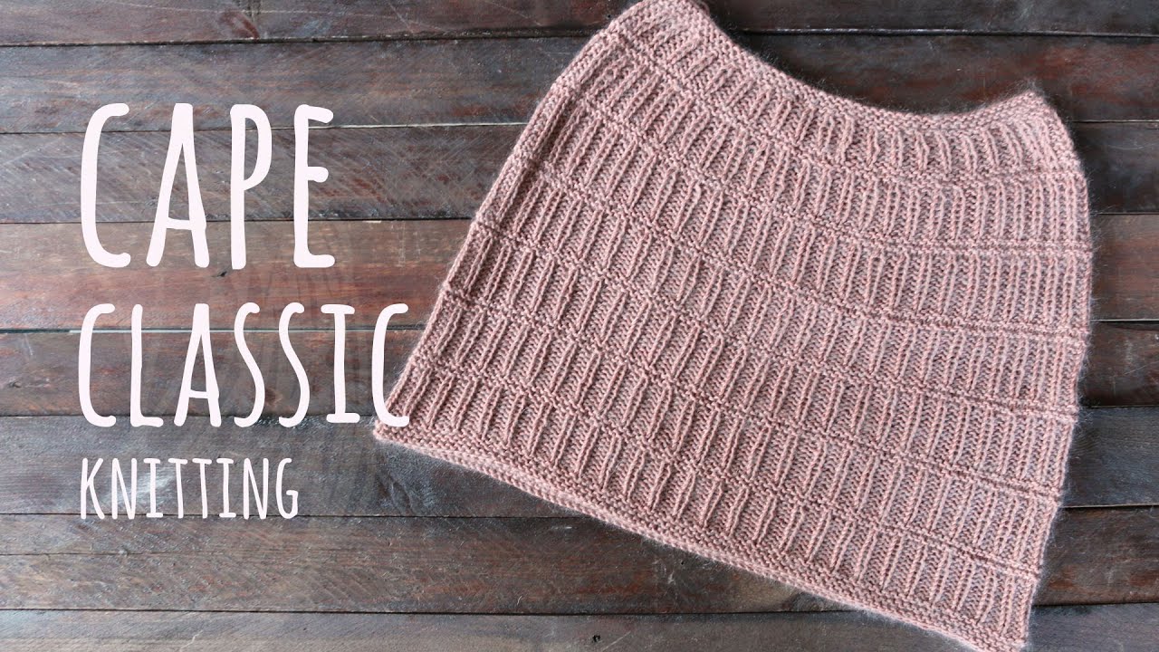HOW TO KINT A VINTAGE CAPE - Step by step - Lanas y Ovillos in English