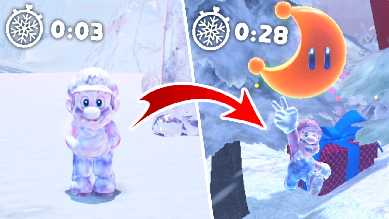 Mario Odyssey aber Mario darf nicht ERFRIEREN!
