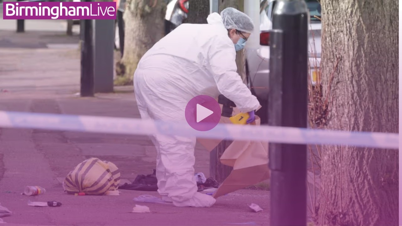 Floral tributes left for murdered teen outside library