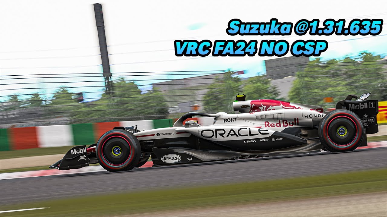 Red Bull RB21 Japan White Beautiful Livery | Assetto Corsa | Suzuka