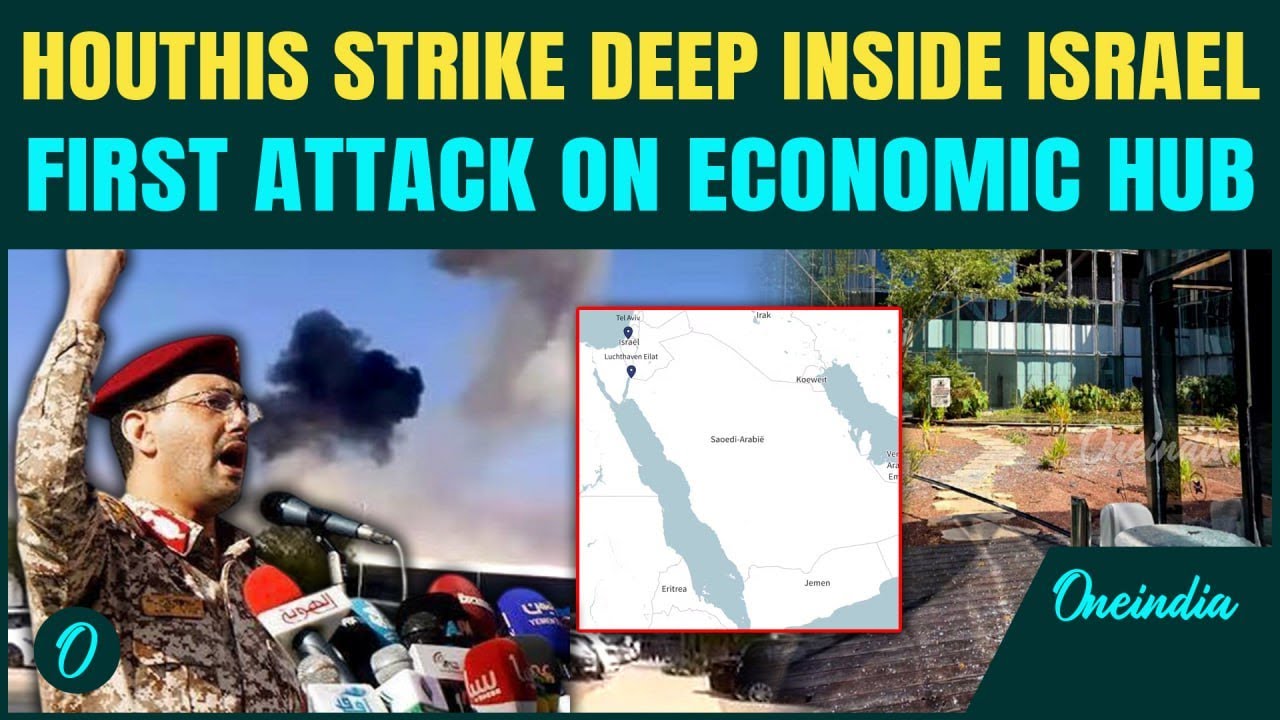VIDEO: Yemen Houthis Rain Missiles All Over Israel For First Time | Shocking Scenes As Civilians Cry