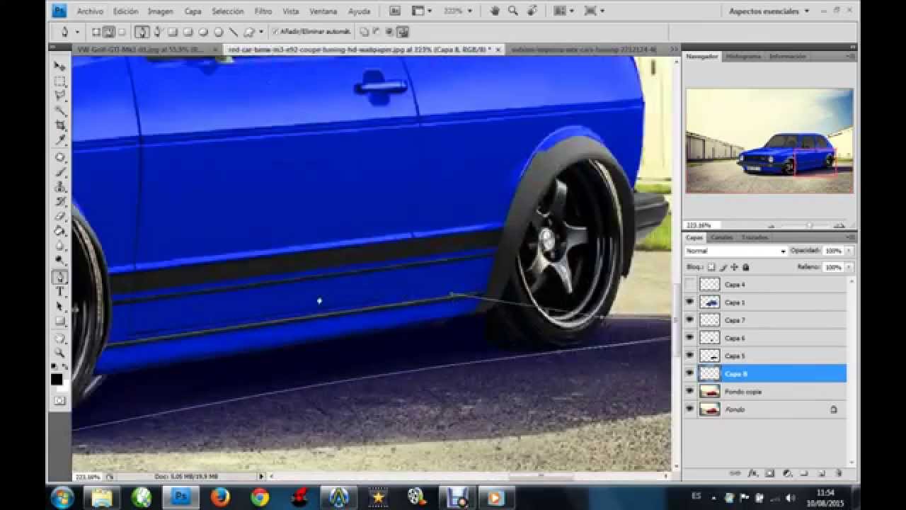 virtual tuning photoshop volkswagen golf gti sport #31