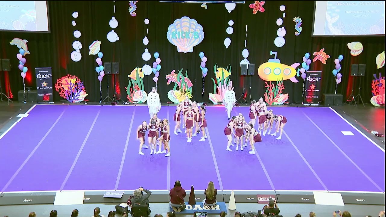 University of Ottawa - GeeGees Cheerleading - Univ. L7 All Girl