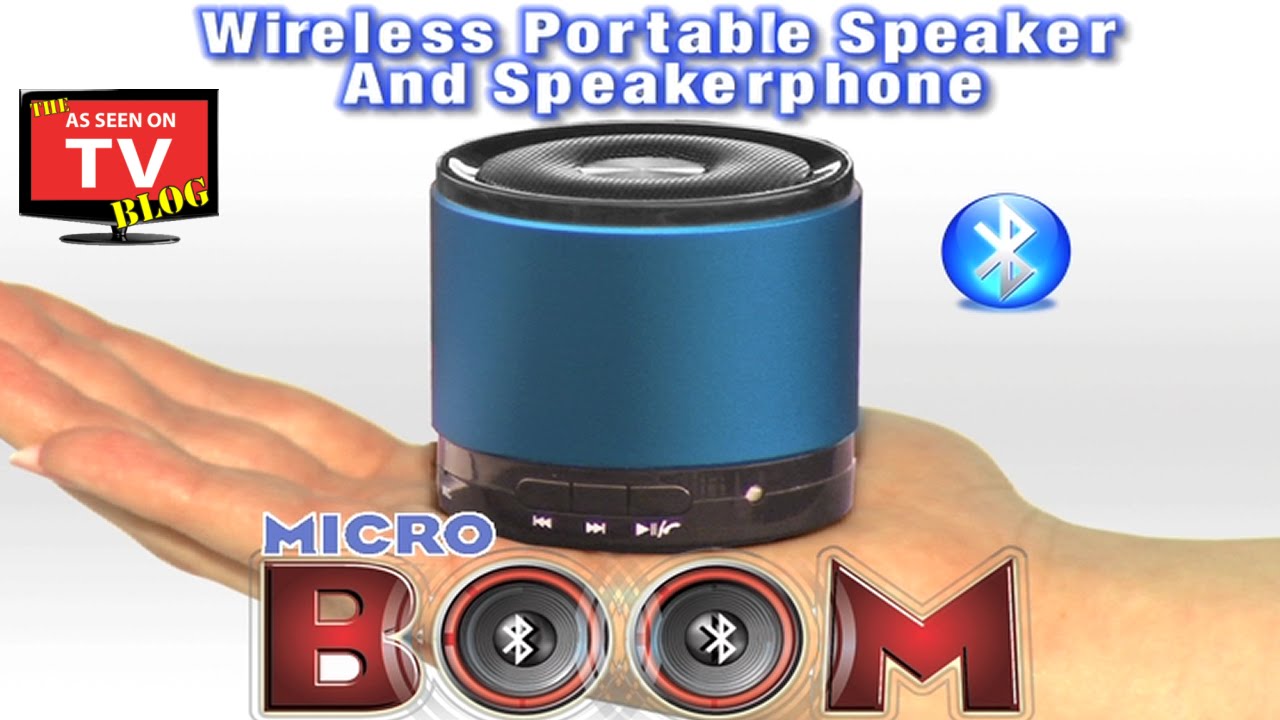 Micro Boom As Seen On TV Commercial Buy Micro Boom As Seen On TV BlueTooth Portable Speaker