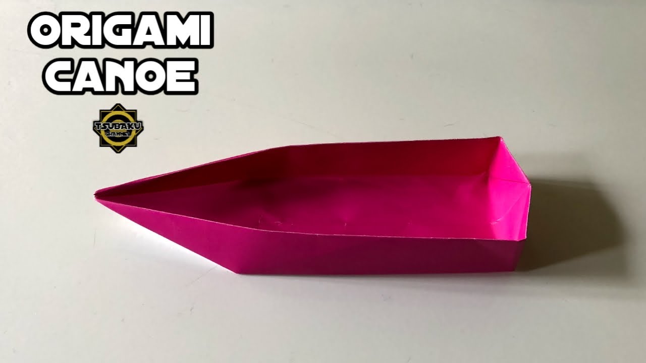 Origami boat easy | How to make a boat with paper - Tsubaku Channel