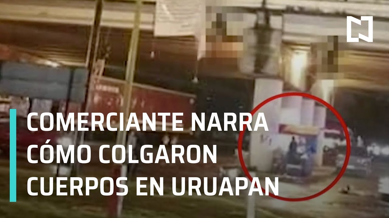Comerciante narra hallazgo de cuerpos colgados en Uruapan - En Punto con Denise Maerker