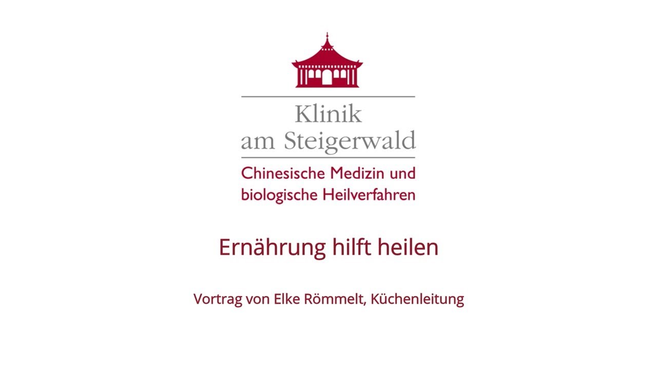 Ernährung hilft heilen - das Ernährungskonzept der Klinik am Steigerwald