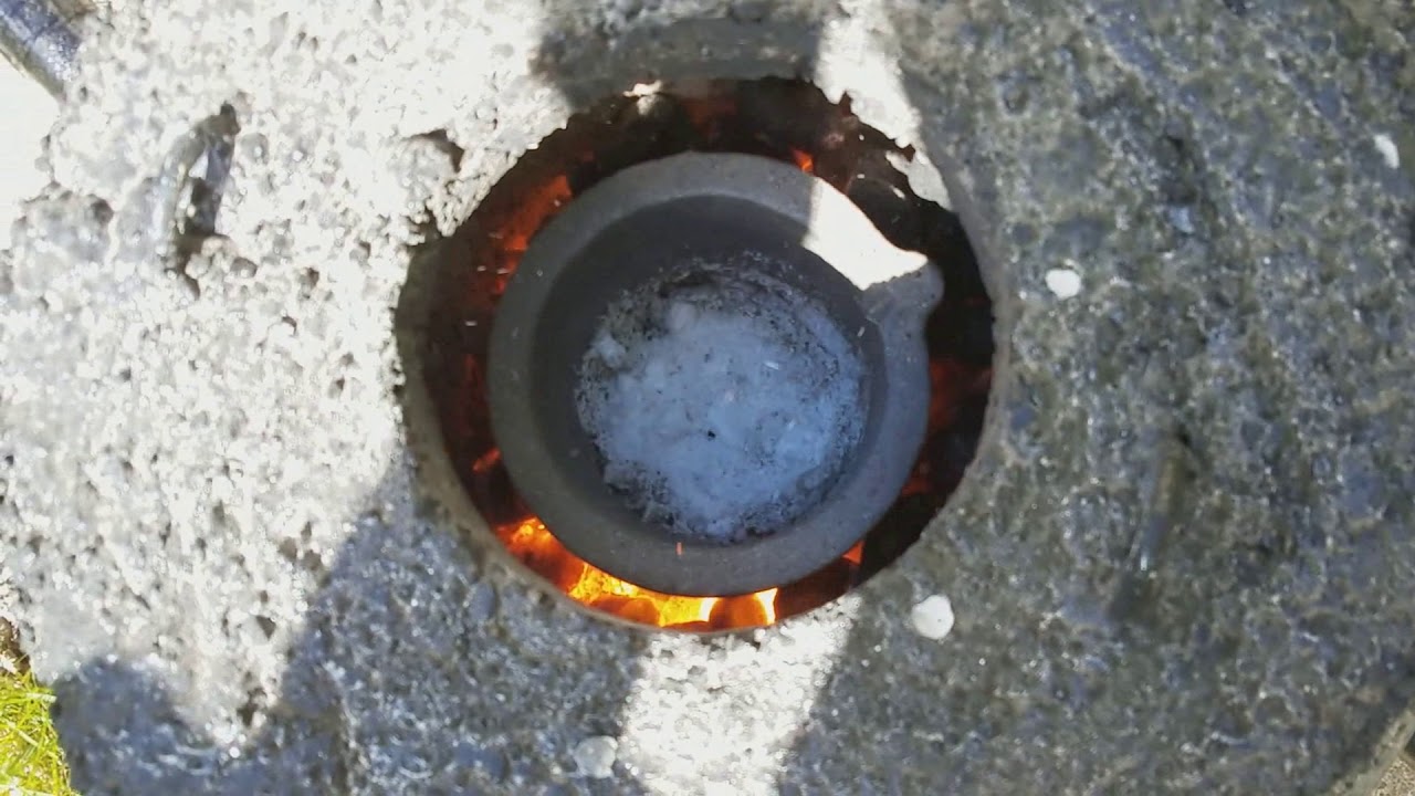 Crucible sizes and curing with borax (graphite)