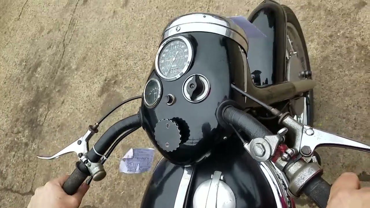 Triumph Tiger 110 650cc 1961 года у Энди Тирнанса #09012TRI