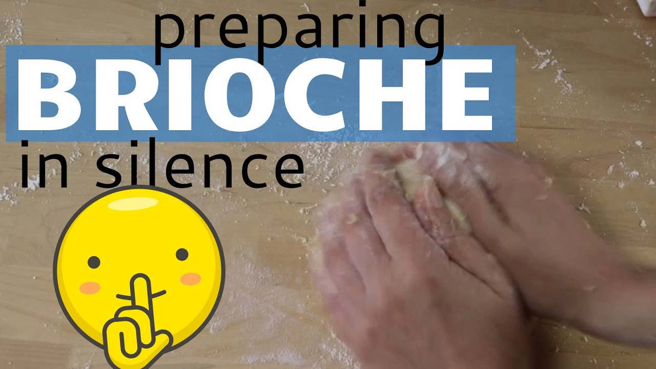 The sounds of kneeding and cooking a brioche #asmr  #cooking #recipe
